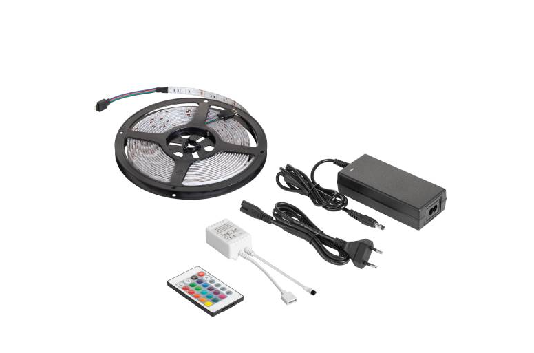 5 meter led strip - RGB - Complete set - REBEL 5 meter led strip - RGB - Complete set - REBEL